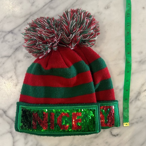 “NAUGHTY” & “NICE” Flip Christmas Hat - Picture 4 of 4